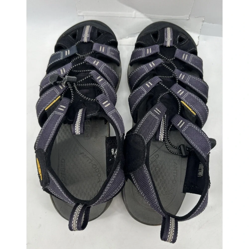 Keen Clearwater CNX Waterproof Hiking Sandals Blue Grey Mens Size 10.5